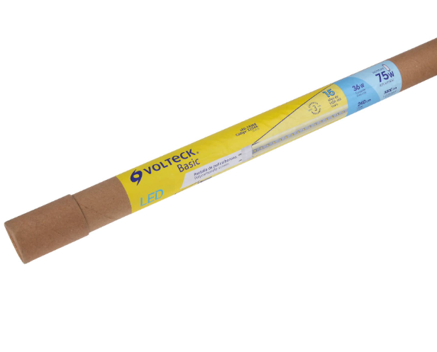 TUBO DE LED T8, 36 W, 2.4 M, VOLTECK BASIC 22046 N