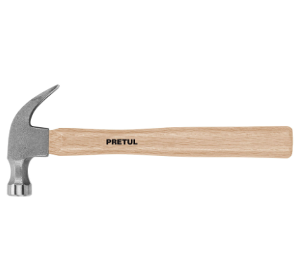 MARTILLO UÑA CURVA 16 OZ, PRETUL 22290 *