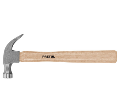 MARTILLO UÑA CURVA 16 OZ, PRETUL 22290 *