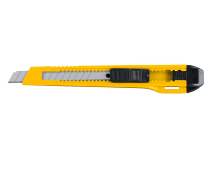 CUTTER PLÁSTICO, 9MM, PRETUL 22403 *