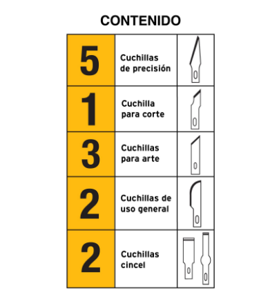 JUEGO DE EXACTOS CON ESTUCHE, 13 PIEZAS, PRETUL 22409 *