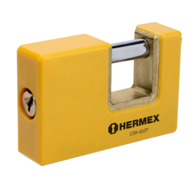 CANDADO ANTIPALANCA, 65MM, HERMEX BASIC 22514 *