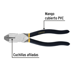 PINZA PESADA DE ELECTRICISTA 9" 22612 P