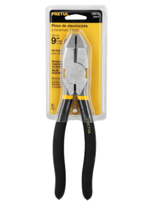 PINZA PESADA DE ELECTRICISTA 9" 22612 *