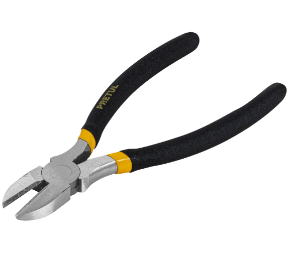 PINZA DE CORTE DIAGONAL 8'' MANGO DE VINIL, PRETUL 22639 P