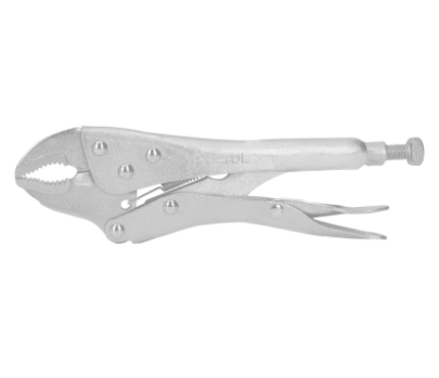 PINZA DE PRESÌON 7'' MORDAZA CURVA PRETUL 22701 *