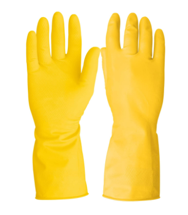 GUANTES DE LÀTEX PARA LIMPIEZA, MEDIANOS, PRETUL 23260 *
