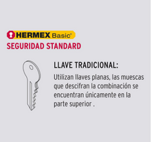 Cargar imagen en el visor de la galería, CERRADURA POMO, LA,ENTRADA, CILÌNDRICA, HERMEX BASIC 23561 P

