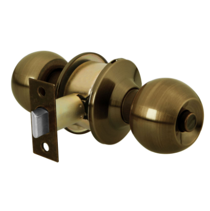 CERRADURA POMO, LA, BAÑO, CILÍNDRICA, HERMEX, BASIC 23567 P