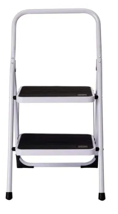 ESCALERA TUBULAR PLEGABLE 2 PELDAÑOS PRETUL 24118 P