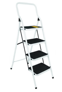 ESCALERA TUBULAR PLEGABLE 4 PELDAÑOS PRETUL 24122 *