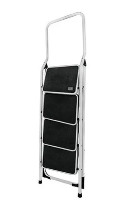 ESCALERA TUBULAR PLEGABLE 4 PELDAÑOS PRETUL 24122 *