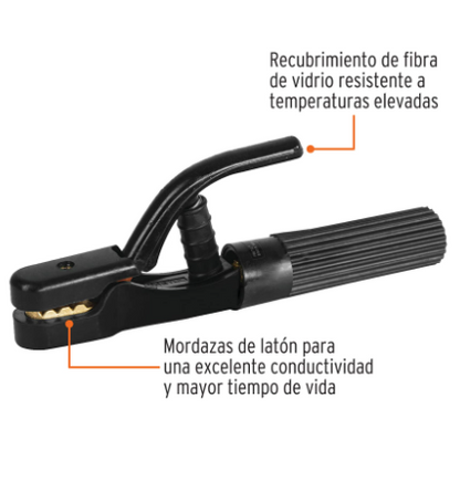 PINZA PORTA ELECTRODO DE 500 A, PRETUL 24233 N