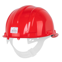 Cargar imagen en el visor de la galería, CASCO DE SEGURIDAD, AJUSTE DE INTERVLOS, ROJO, PRETUL 25044 N
