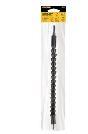 EXTENSIÓN 12'' FLEXIBLE PARA ATORNILLAR, PRETUL 26095 *