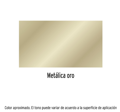 PINTURA EN AEROSOL, METÁLICA ORO, PRETUL 27180 *