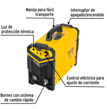 Cargar imagen en el visor de la galería, SOLDADORA INVERSORA BI-VOLTAJE 200 A, 127 V/220 V, PRETUL 27282 *
