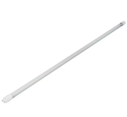 TUBO DE LED T8, PANTALLA DE VIDRIO, BASE G13, 18W 1.2M 28001 *