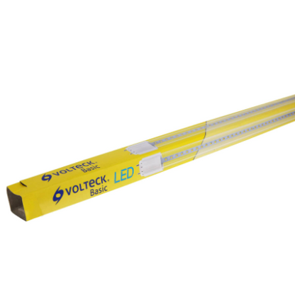 TUBO DE LED T8, PANTALLA DE VIDRIO, BASE G13, 18W 1.2M 28001 *