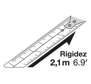 FLEXÓMETRO AMARILLO, 5.5M, CINTA 19MM, PRETUL TARJETA 28022 *