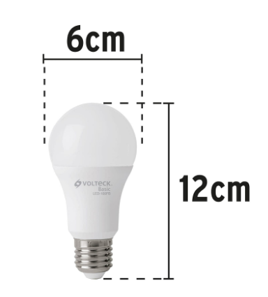 LÁMPARA LED TIPO BULBO A19 14W LUZ DE DÍA, CAJA, VOLTECK 28065 *