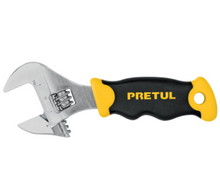 Cargar imagen en el visor de la galería, LLAVE AJUSTABLE (PERICO CORTO), CROMADO 6&#39; CON GRIP 28219 P
