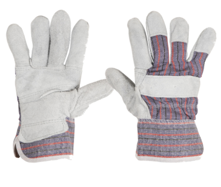 GUANTES DE CARNAZA Y LONETA, UNITALLA, PRETUL 29976 *
