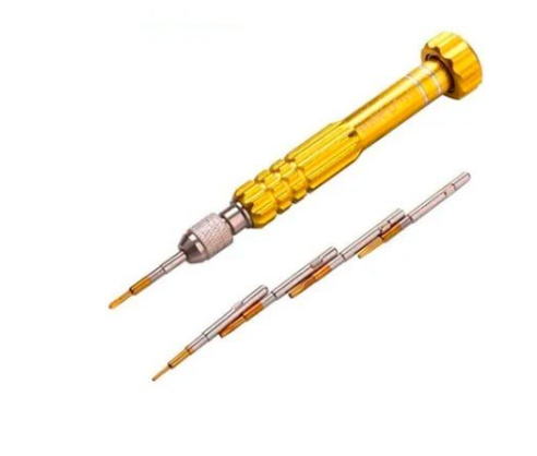 DESARMADOR CON 5 PUNTAS INTERCAMBIABLES 310-506