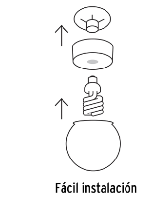 PANTALLA DECORATIVA ESFÈRICA, SIN LÀMPARA 40236 N