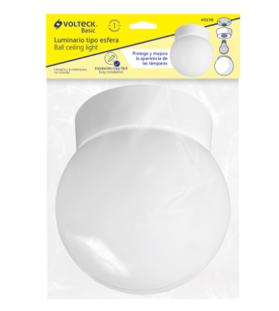 PANTALLA DECORATIVA ESFÈRICA, SIN LÀMPARA 40236 N