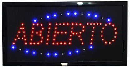 LETRERO LUMINOSO ABIERTO 3.9W 246-400 P
