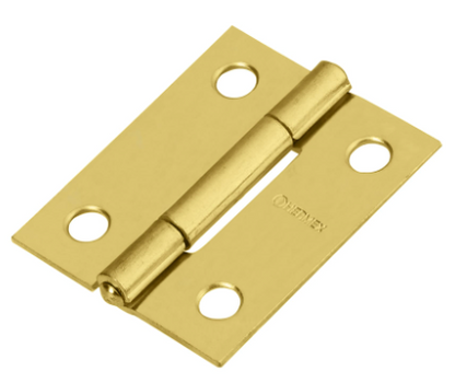 BISAGRA RECTANGULAR 1-1/2'' ACERO LATONADO, HERMEX 43193 *