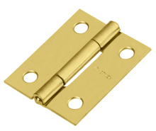 Cargar imagen en el visor de la galería, BISAGRA RECTANGULAR 1-1/2&#39;&#39; ACERO LATONADO, HERMEX 43193 P
