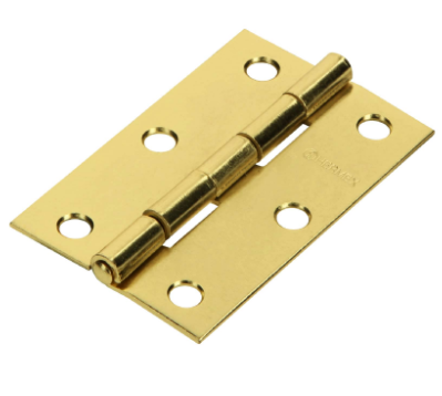 BISAGRA RECTANGULAR 2-1/2', ACERO LATONADO 43195 *