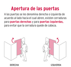 CERRADURA DE BARRA LIBRE CON 2 LLAVES ESTÀNDAR, HERMEX 43500 *