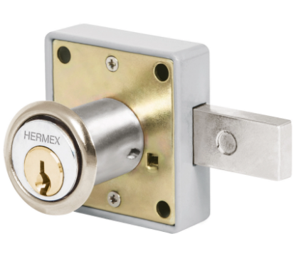 CERRADURA PARA MUEBLE, MODELO 26, CROMO 43560 *