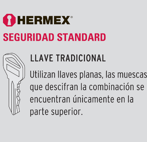 CERRADURA PARA MUEBLE, MODELO 26, CROMO 43560 *