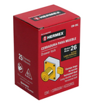 CERRADURA PARA MUEBLE, MODELO 26, LATÒN, HERMEX 43568 *