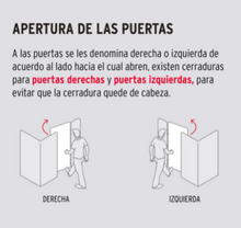 Cargar imagen en el visor de la galería, CERRADURA DE SOBREPONER, CLÀSICA DERECHA LLAVE TRADICIONAL 43574 P
