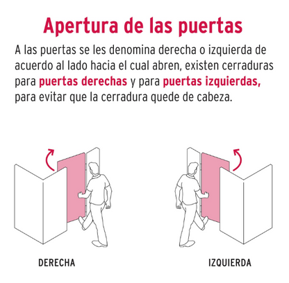 CERRADURA SOBREPONER DER INSTALA-FÀCIL, LLAVE TETRA, CAJA 43578 *