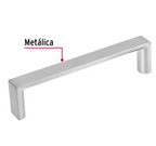 JALADERA DE 96MM ESTILO ''ANDAMIO'' ACABADO NÌQUEL SATINADO 43901 N