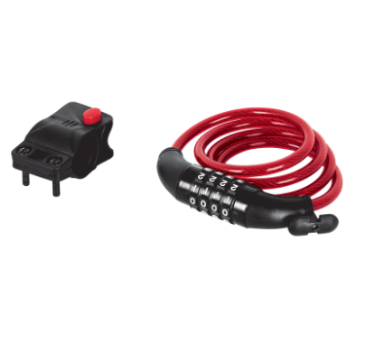 CANDADO DE CABLE DE COMBINACIÒN, 8 MM X 1.0MM, HERMEX 43924 *