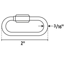 Cargar imagen en el visor de la galería, BANDOLA DE ACERO DE 3/16'' CON SEGURO, FIERO 44021 P
