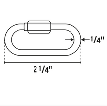 Cargar imagen en el visor de la galería, BANDOLA DE ACERO DE 1/4'' CON SEGURO, FIERO 44022 *

