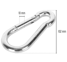 Cargar imagen en el visor de la galería, BANDOLA MOSQUETÓN, DE ACERO, 3/8" 44040 *
