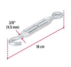 TENSOR ZINC 3/8' GANCHO-ARGOLLA, FIERO 44056 P