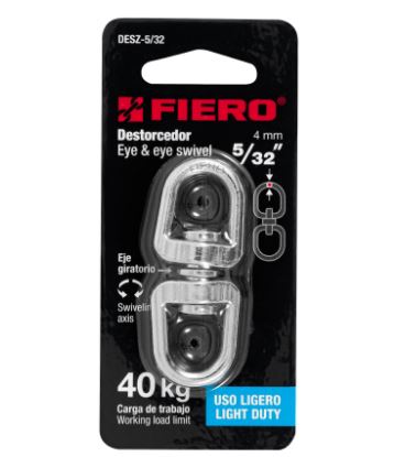 DESTORCEDOR DE ZINC DE 5/32'' PARA CABLE, FIERO 44098 *L