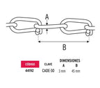 METRO DE CADENA TIPO VÍCTOR DE 3.0MM 44192 N