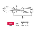 METRO DE CADENA TIPO VICTOR DE 4.1MM 44194 *