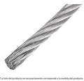 METRO DE CABLE FLEXIBEL 3/16'' DE ACERO 7 X 19 HILOS 44212 N